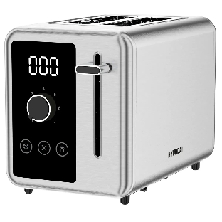 Тостер Hyundai HYT-3305 800Вт черный/серебристый