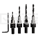 Набор сверл под конфирмат Denzel 3-5 мм, 4 шт, фото6