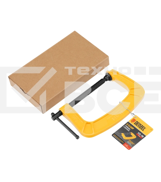 Струбцина Denzel G-образная, усиленная, 125 мм