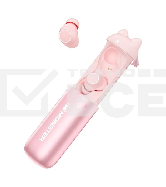 Наушники беспроводные MONSTER Melody (MH22116) розовые