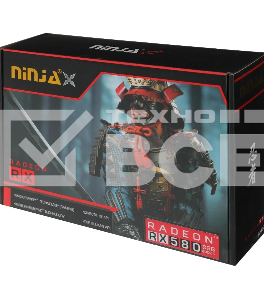 Видеокарта Ninja (Sinotex) RX550 8Gb GDDR5 128bit DVI DP HDMI 1FAN RTL