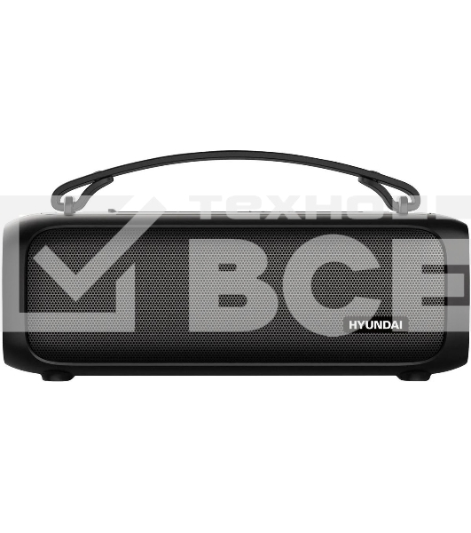 Портативная колонка Hyundai H-PS1020 черный 16W 2.0 BT 10м 1500mAh