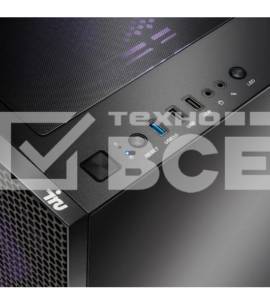 Компьютер IRU Tactio 510B7GP TWR i7 14700F (2.1) 64Gb SSD1Tb RTX5070Ti 16Gb FreeDOS GbitEth 750W черный (RUS) (2146249)