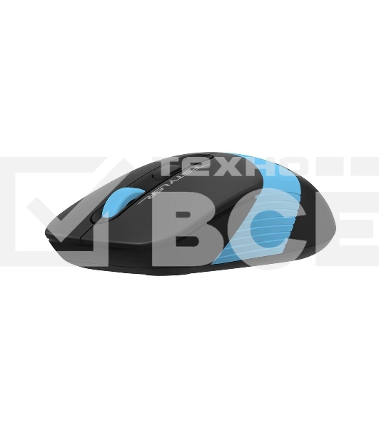 Мышь беспроводная A4Tech Fstyler FG10 черный/синий, 2000 dpi, радиоканал, USB, кнопки - 4