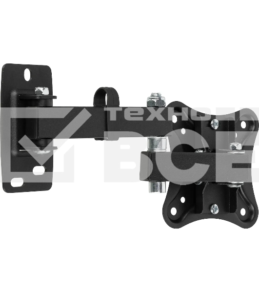 Кронштейн для телевизора Hama R1 118152 черный, 10'-27' макс. 15 кг, настенный, поворот