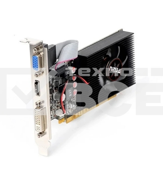 Видеокарта Ninja (Sinotex) AMD Radeon R5 230 (160SP) 2GB DDR3 64BIT DVI HDMI CRT