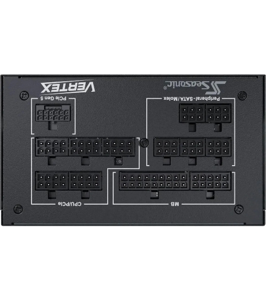 Блок питания Seasonic ATX 1200W VERTEX GX-1200 80 PLUS gold (20+4pin) APFC 135мм fan 18xSATA Cab Manag RTL
