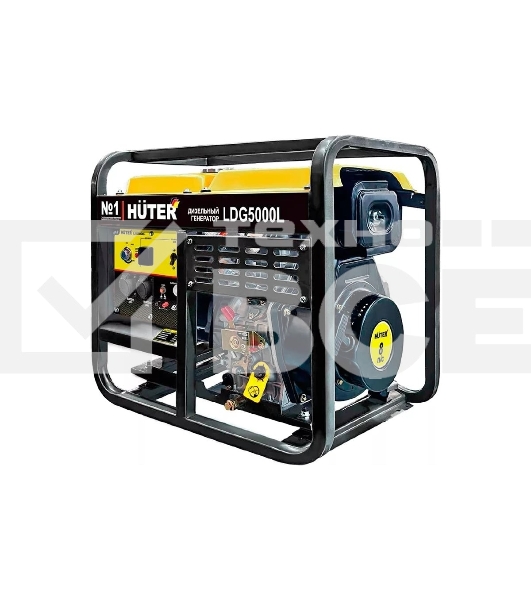 Электрогенератор дизельный Huter LDG 5000L, 3.3 кВт, 82 дБ, 68.7 кг