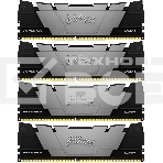 Оперативная память Kingston Fury Renegade, 64GB (4x16GB), DDR4, 3600MHz, CL16, с радиаторами, серый/черный, фото 1