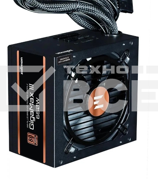 Блок питания Zalman ZM750-GV3, 750Вт, 80 PLUS Bronze, 120мм, черный