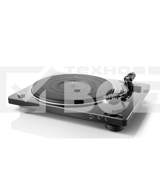 Проигрыватель винила Denon DP-450USB частично автоматический черный