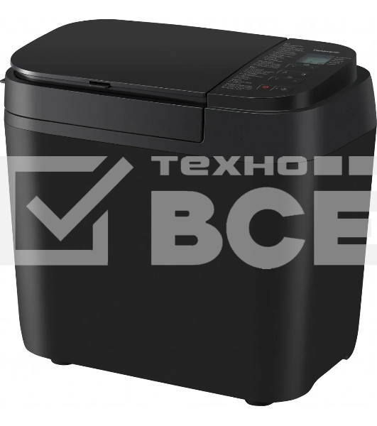 Хлебопечь Panasonic SD-R2530KTS черный, 550 Вт, программ - 28 шт, вес выпечки - 1.1 кг