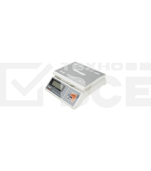 Весы фасовочные Mertech M-ER 326AFU-15.1 LCD (3060) белый, до 15 кг