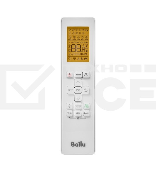 Блок внутренний сплит-системы Ballu Ice Peak DC BSPKI/in-13HN8_V4 инвертор, 13000 BTU, 37 м², 19 дБ, охлаждение, обогрев, осушение, белый