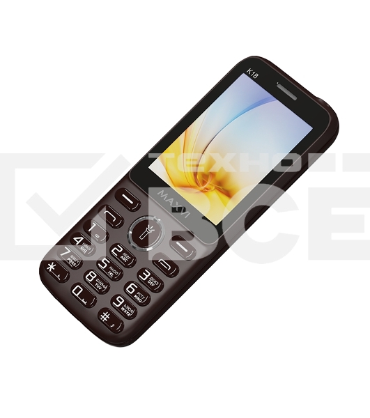 Мобильный телефон Maxvi K18 коричневый