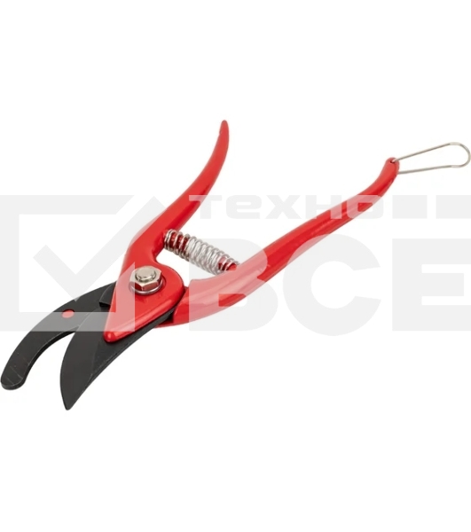 Секатор FIT 77080 Хобби 20см плоскостной лезвия внахлест сталь алюминиевые ручки