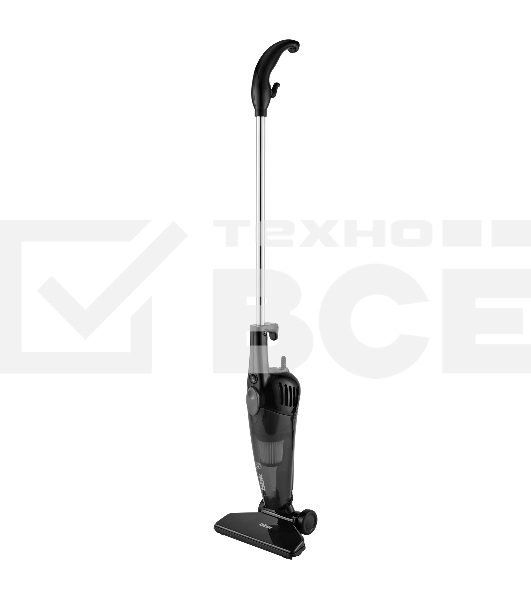 Пылесос вертикальный BBK BV2902 черный, питание от сети, 170 Вт, уборка сухая, пылесборник 0.8 л