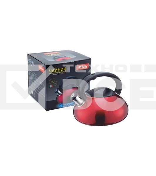 Чайник для плиты MALLONY MAL-103-R красный
