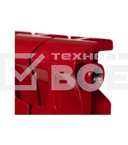 Радиатор биметаллический RIFAR Monolit 500 х 10 секций БОРДО боковое подключение