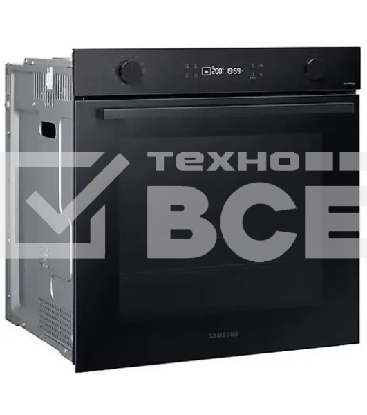 Духовой шкаф Электрический Samsung NV7B41201AK/WT черный