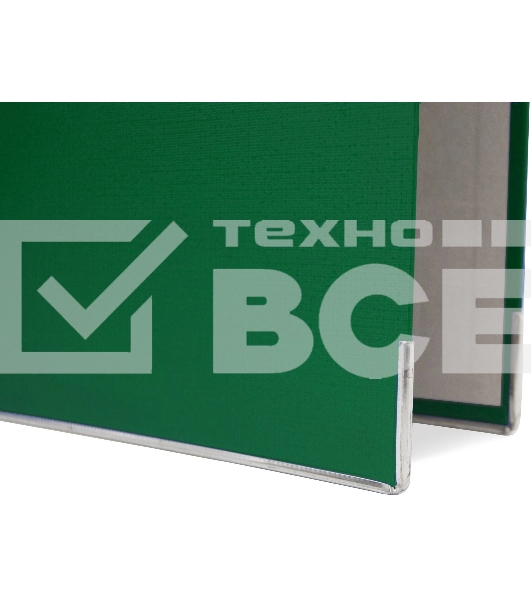 Папка-регистратор Silwerhof A4 50мм ПВХ/бумага зеленый мет.окант. сборная (упак.:2шт)