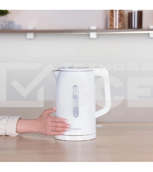 Чайник электрический Scarlett SC-EK21S31 белый