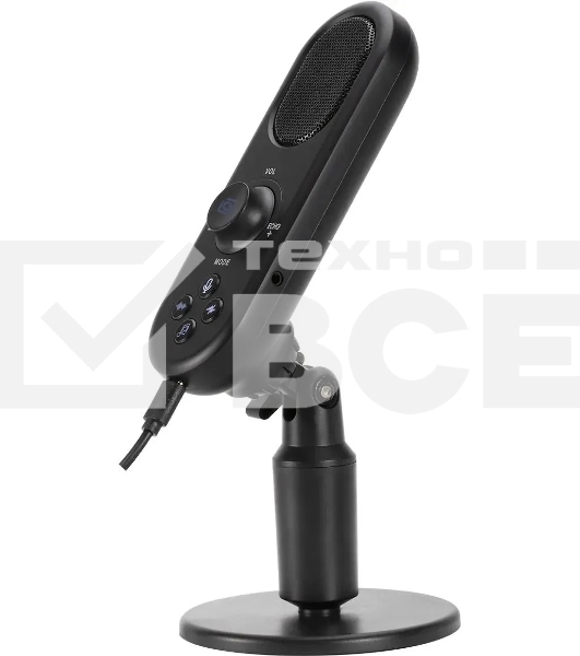 Микрофон проводной Оклик MP-M300 1.5м черный