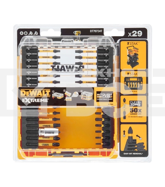 Набор бит DeWalt DT70734T-QZ (29пред.) для шуруповертов