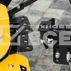 Прицеп для мотоблока Denzel TT-500, оцинк., груз. 500 кг, рег. сцепка, колеса 4.00-10, в упаковке, фото3