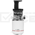 Соковыжималка Bosch MESM500W черный, шнековая вертикальная, 150 Вт, 1000 мл, электронное, реверс, фото 1