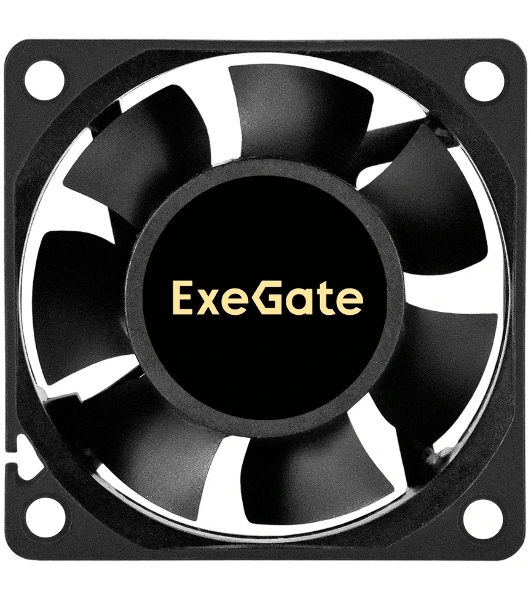 Вентилятор корпусной ExeGate EX06025S2P-5, 60 мм, 3500 об/мин, 25 дБ, 2-pin, без подсветки
