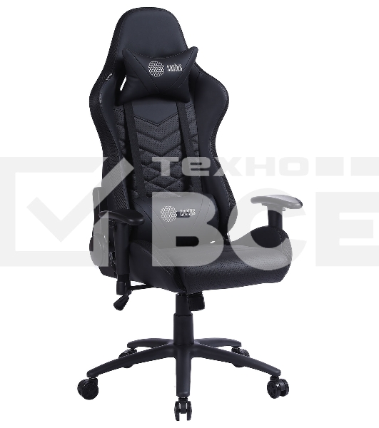 Кресло игровое Cactus CS-CHR-0099BL черный сиденье черный эко.кожа с подголов. крестовина металл пластик черный
