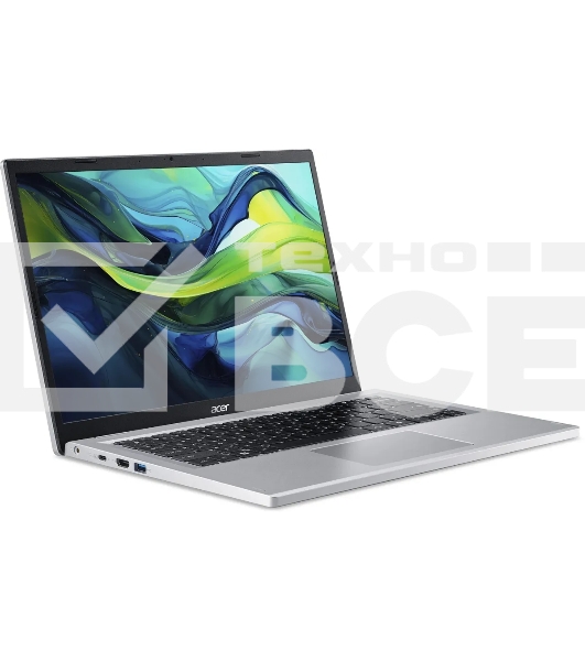 Ноутбук Acer Aspire Go 14 AG14-21P Ryzen 3 7320U 8Gb SSD 256Gb AMD Radeon Graphics 14 WUXGA IPS Cam 50Вт*ч No OS Серебристый AG14-21P-R4XC NX.KXDCD.008