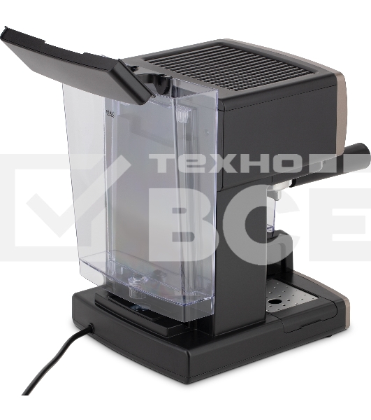 Кофеварка рожковая Vitek VT-1517 (BN) коричневый, исп. кофе - молотый, 1.65 л, 1238 Вт, 15 Бар