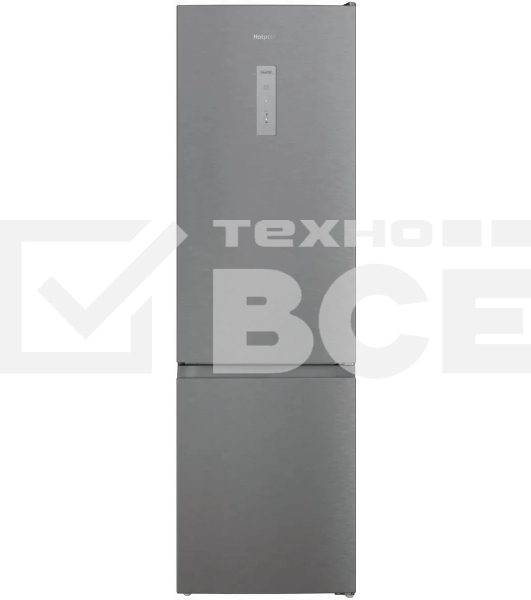 Холодильник Hotpoint HT 5200 MX нержавеющая сталь двухкамерный 247/78 л морозилка снизу, No Frost