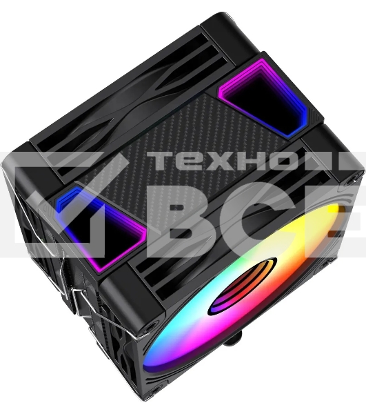 Кулер для процессора Bloody BD-AC230-ARGb1 ARGb черный, 120 мм, алюминий/медь, 1600 об/мин, 32 дБ, 4 pin, 230 Вт, 154 мм