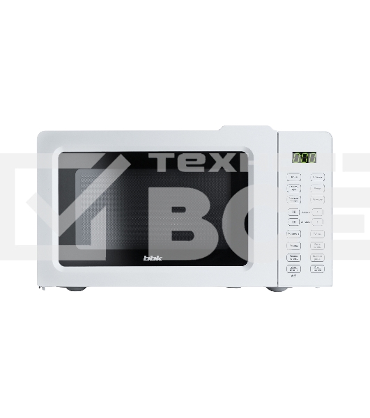 Микроволновая печь BBK 17MWS-785S/W белый, 17 л, 700 Вт, переключатели - сенсор