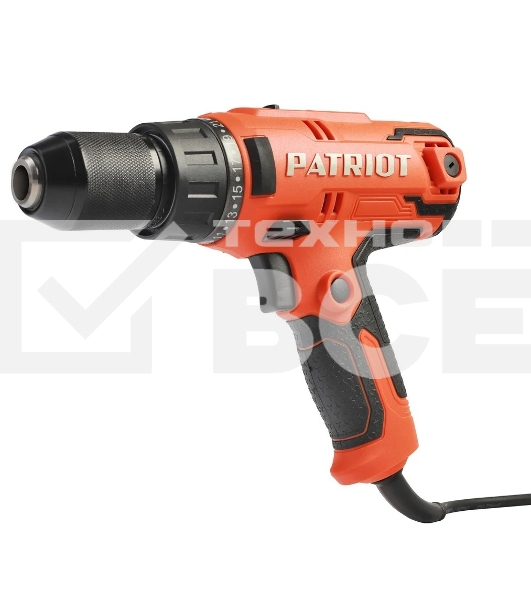 Дрель-шуруповерт Patriot FS 313, Сетевая, 300 Вт