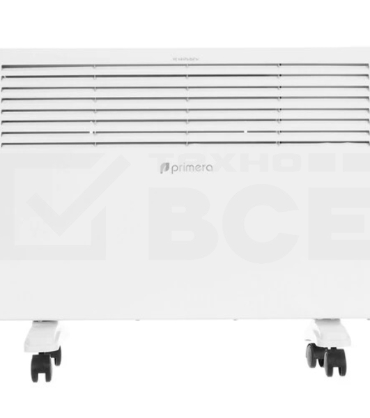 Конвектор Primera PHP-1500-MWB, белый, 1500 Вт, 20 м2, термостат