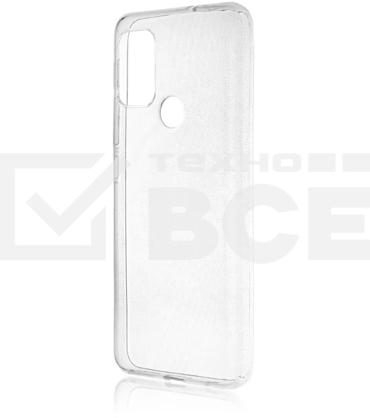 Чехол (клип-кейс) Brosco для Motorola Moto G20 прозрачный