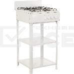 Плита газовая Flama AVG 1407 W белый, конфорок 4 газовых, духовка отсутствует, 50 см x 85 см x 57 см, фото3