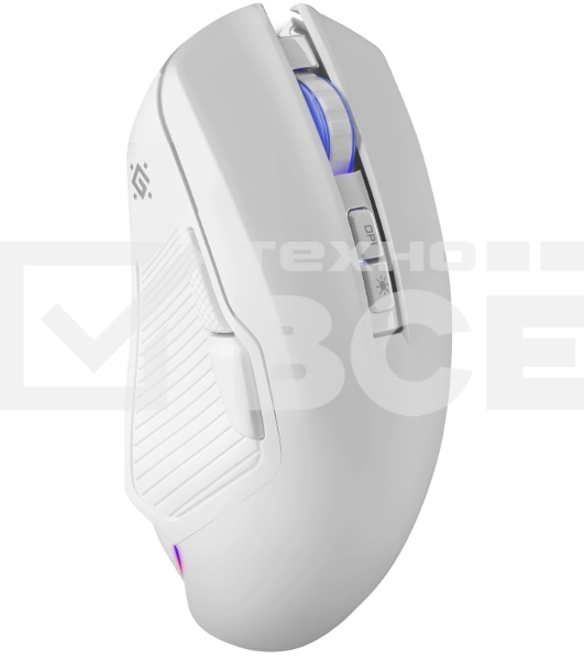 Мышь беспроводная/проводная Defender Whisper GM-209 белый, 7200 dpi, радиоканал, Bluetooth, USB, кнопки - 8
