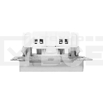 Розетка EKF UP1-SOA-100 СП Эпика 16А без заземл. без шторок механизм алюм., фото4