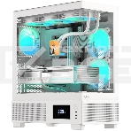 Компьютерный корпус AeroCool / Formula V Line Crystal E1 White, ATX, TYPE-C*1, USB3.0*2, Switch Display Panel, фото 1