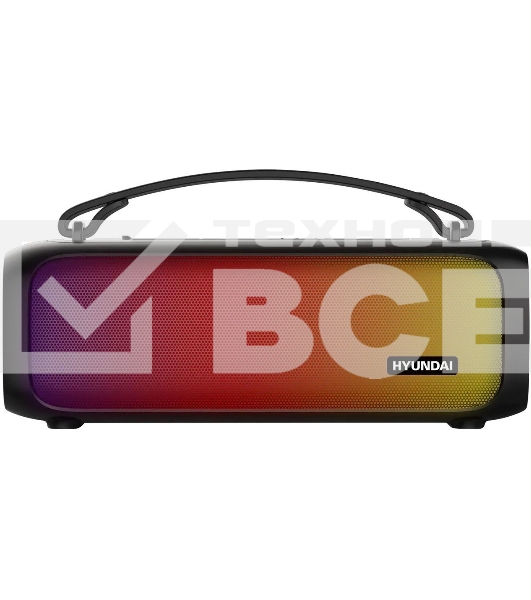 Портативная колонка Hyundai H-PS1020 черный 16W 2.0 BT 10м 1500mAh