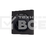 Розетка 1-м СП OSEN с заземл. с крышкой ПБТ механизм черный бархат LEZARD 743-4288-123B, фото3