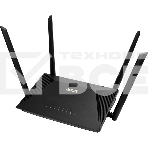 Роутер ASUS RT-AX53U 802.11b/g/n/ac/ax, до 574 + 1201 Mbps, 2,4 + 5 гГц, 4 антенны, USB, фото 1