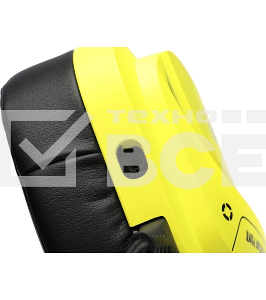 Гарнитура проводная с микрофоном A4Tech Bloody G575 Punk желтый/черный 2м мониторные USB оголовье (G575 PUNK)