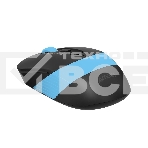 Мышь беспроводная A4Tech Fstyler FG10 черный/синий, 2000 dpi, радиоканал, USB, кнопки - 4, фото12