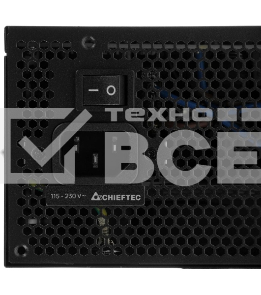 Блок питания Chieftec BDF-600S, 600Вт, 80 PLUS Bronze, 120мм, черный